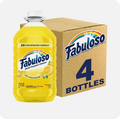 FABULOSO LEMON– 4 BOTTLES-128 0Z -1 GALLON
